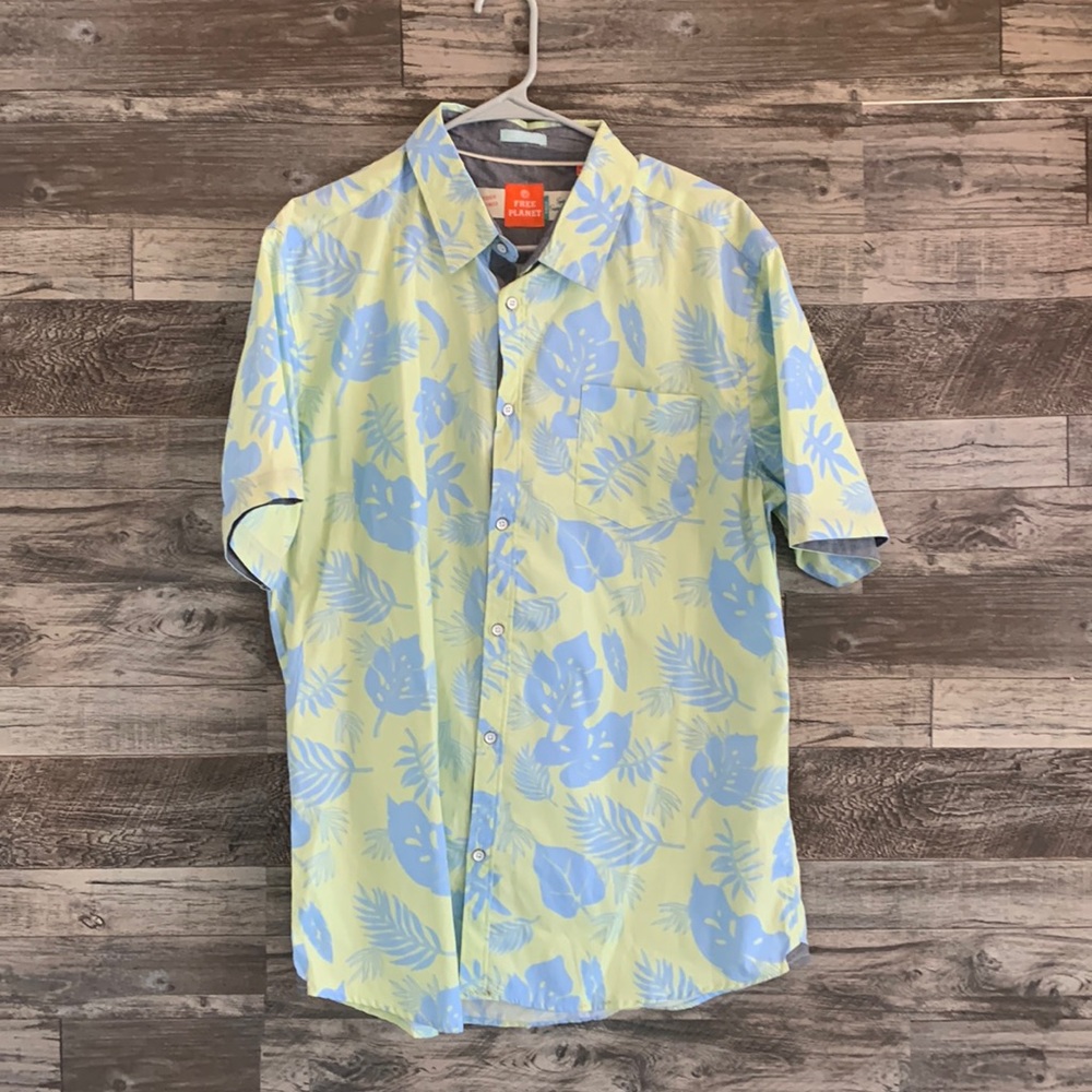 Free Planet Surf Button Down